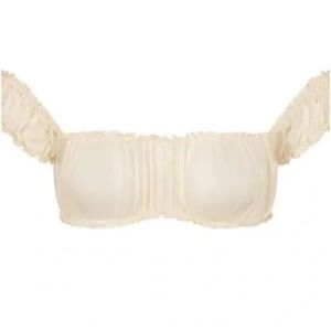 SKIMS romance crop top celeste in bone size 1X